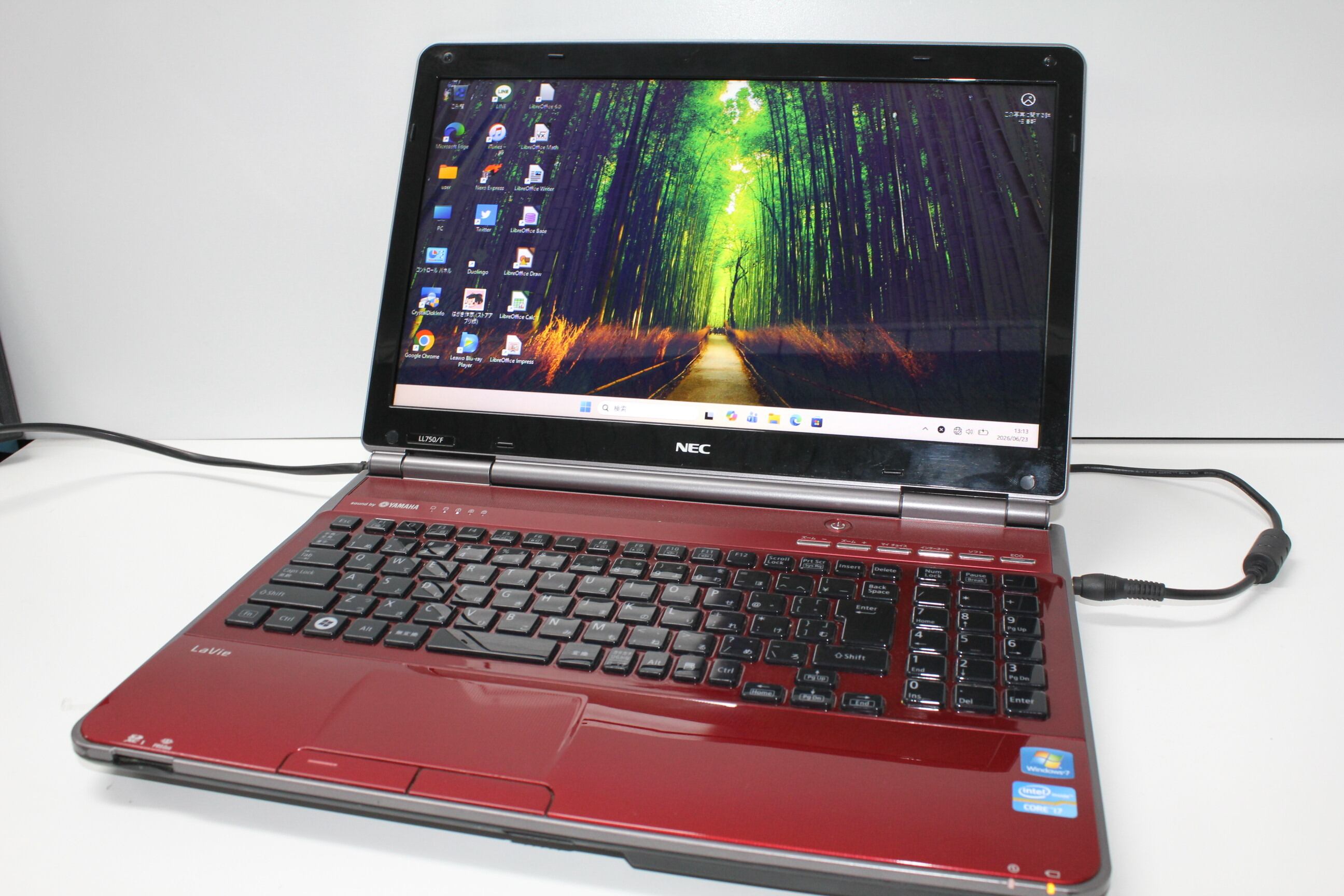 ECOぱそ】NEC LAVIE NS150/ KAR/Cel N4000 1.1GHz/8GB/HDD1TB DVD