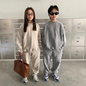 【BABY&KID】韓国風　無地セットアップ