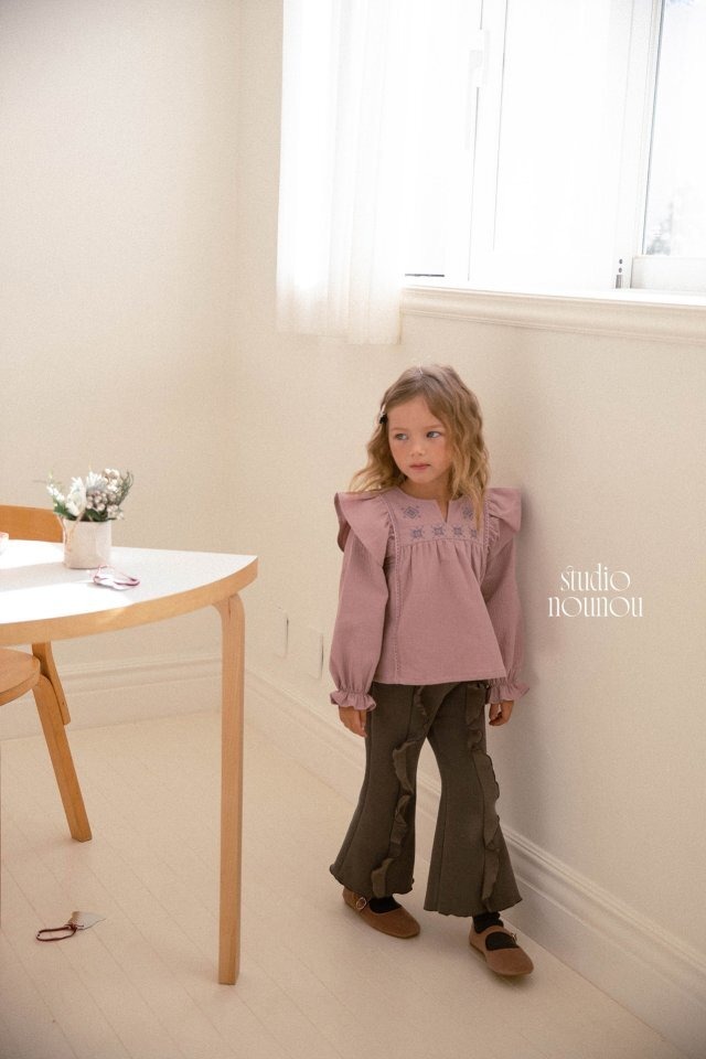 【予約商品】2025 冬 新作 STUDIO NOUNOU スタジオヌヌ 3色展開 アグパンツ