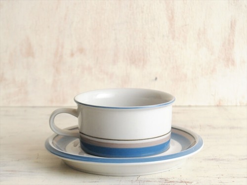 ARABIA アラビア Uhtua ティーカップ&ソーサー ウートゥア Ulla Procope 北欧食器 フィンランド アンティーク it1329