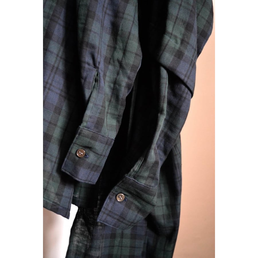 KIDILL Chaos Oversize Shirts - Check GREEN | AYIN KIDILL Chaos Oversize Shirts - Check GREEN | AYIN