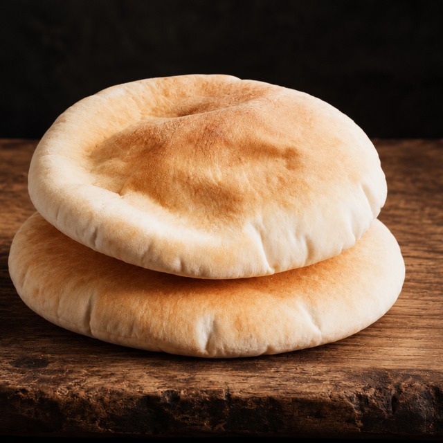 ピタザグレート 手作り ピタパン 2枚入 【冷凍】ビーガン 無添加 ピタブレッド ピタポケット PITA THE GREAT Pita Bread Normal size ×2 pc (2袋)