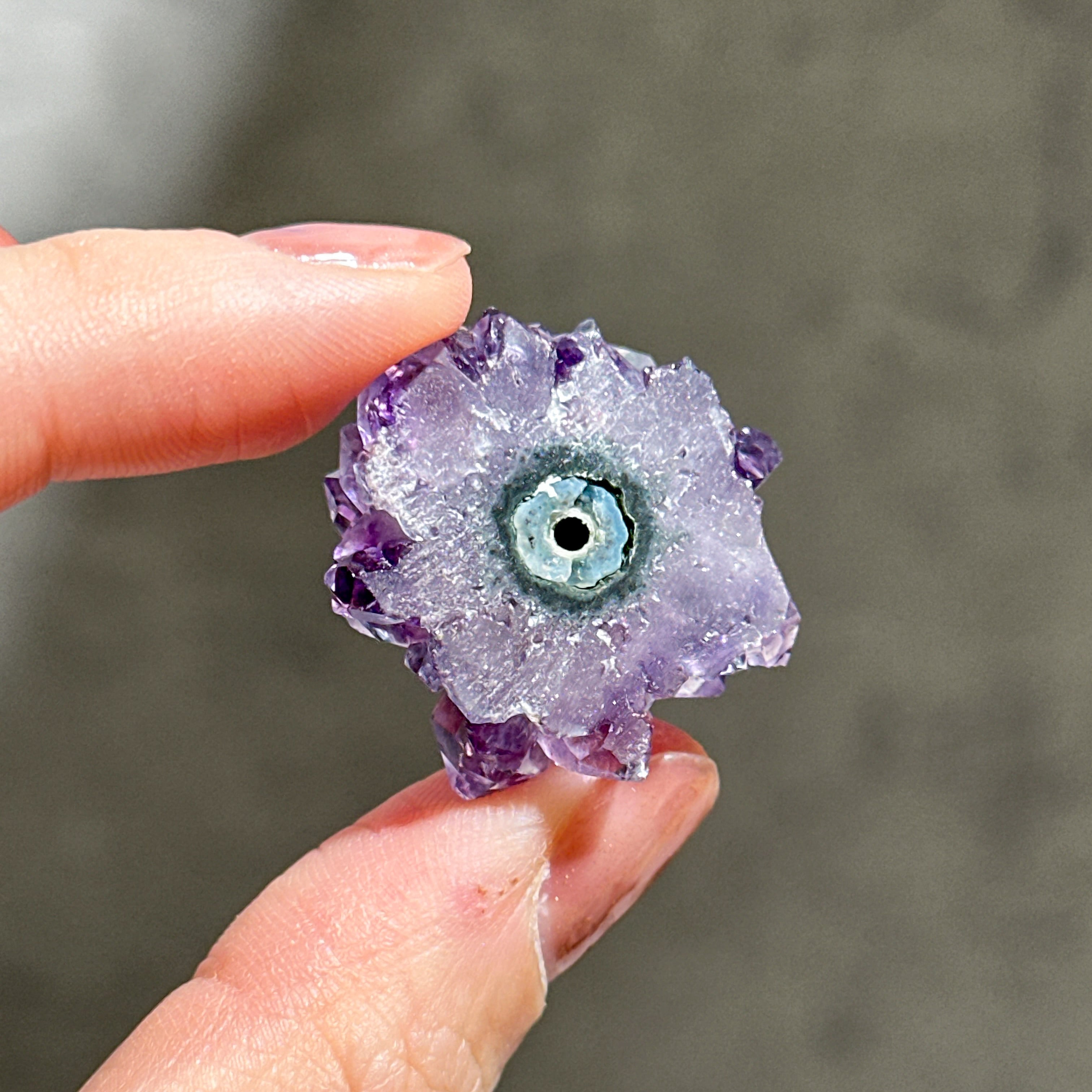 ウルグアイ産フラワーアメジスト 原石23◇ Flower Amethyst