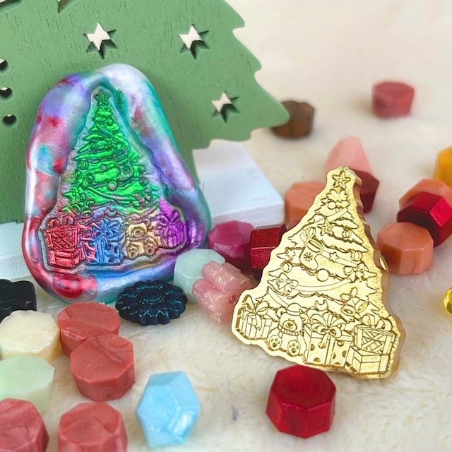 【30mm】ダイカット クリスマスプレゼントツリー2