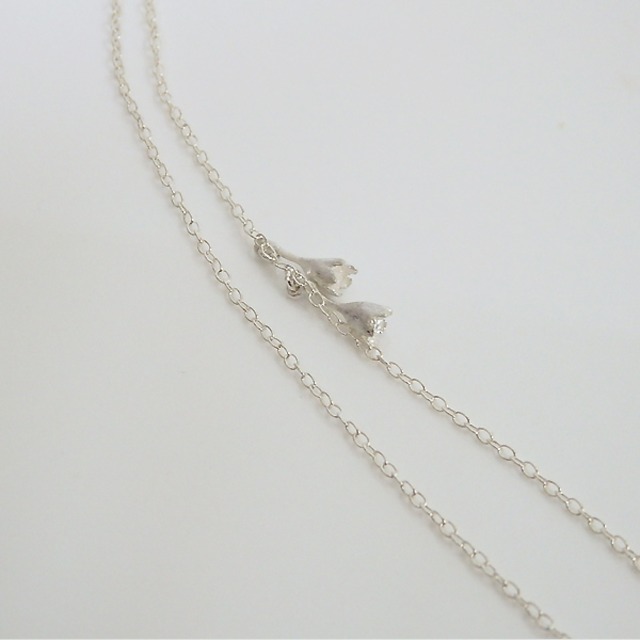 すずらんのネックレス(silver)