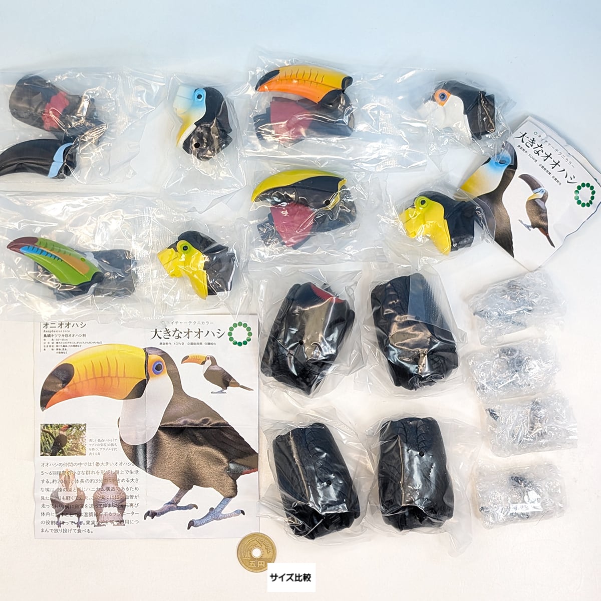 NTC ネイチャーテクニカラー 大きなオオハシ 全4種セット いきもん 全種セット新品未使用ネイチャーテクニカラー NTC 大きなオオハシ