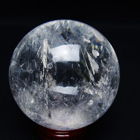 水晶 丸玉 63mm スフィア 置物 水晶玉 一点物 151-9002