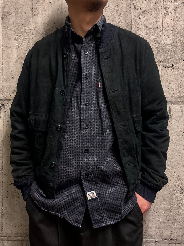 Vintage Black Suede Valstar Jacket M