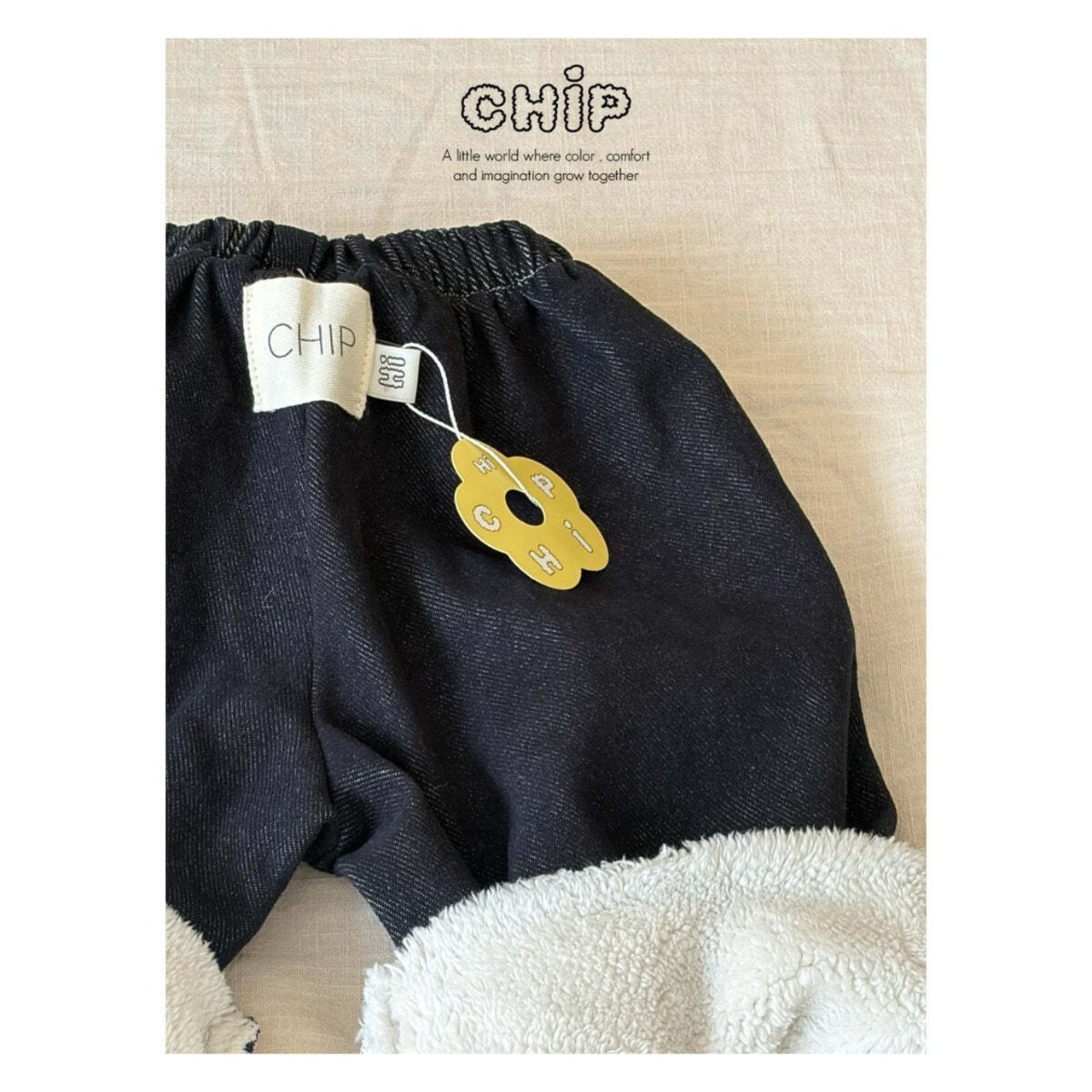 【取寄】CHIP デニムロールアップパンツ|冬服|韓国子供服