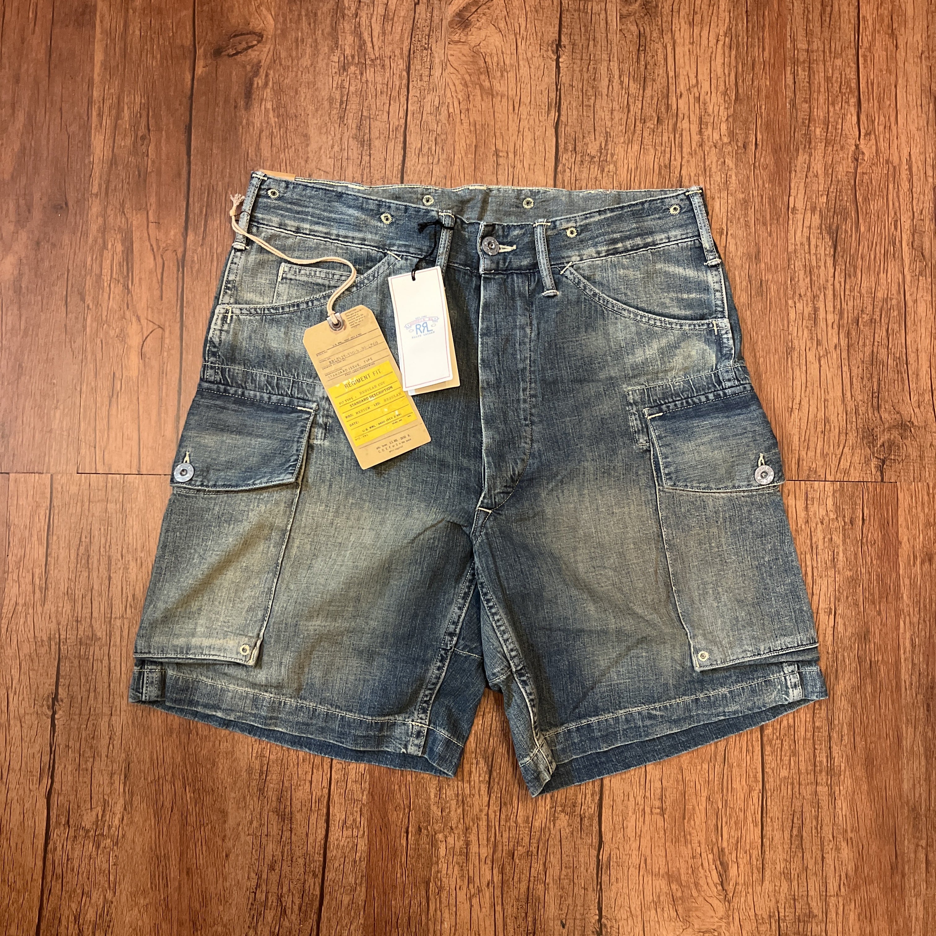 野花 卯月 リメイク ラルフローレンイージーカーゴショーツ ブラック