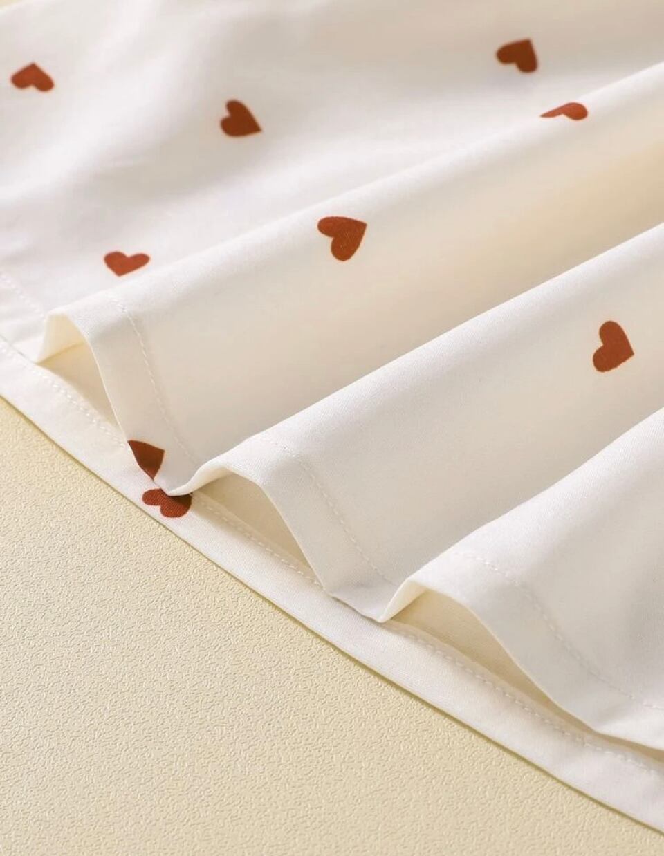 ハートプリントサマードレス………海外子供服 プチプラ 女の子 ガール ワンピース 夏 ホワイト