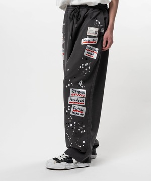 【26SS】Maison MIHARA YASUHIRO ミハラヤスヒロ / スウェットパンツ ステッカーデザイン / Embellished Sticker Sweat Pants