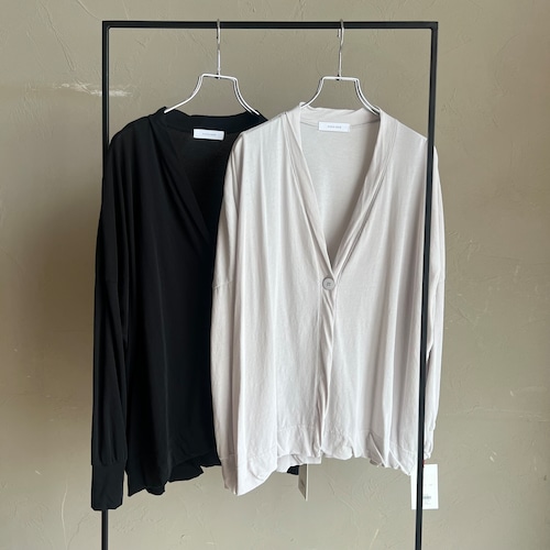 【 PASSIONE 】コットンVネックカーディガン