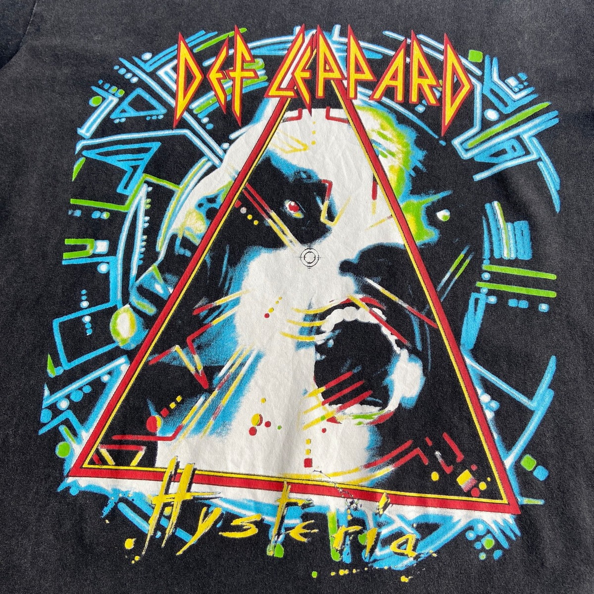 DEF LEPPARD バンドTシャツ メンズM相当 古着 デフ・レパード アルバム 