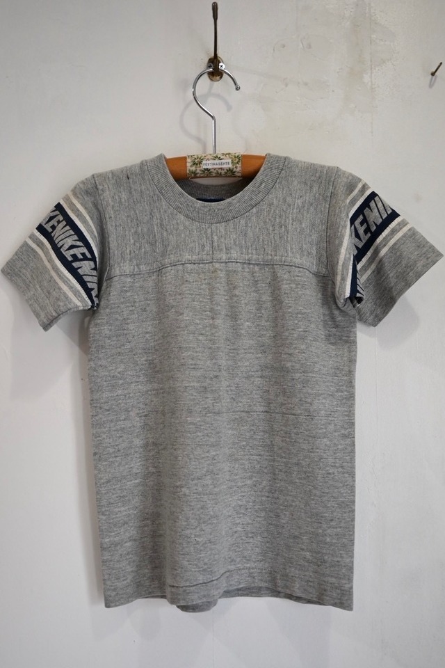 1980’s NIKE Kids Logo Sleeve Football T-Shirt／3y−4y