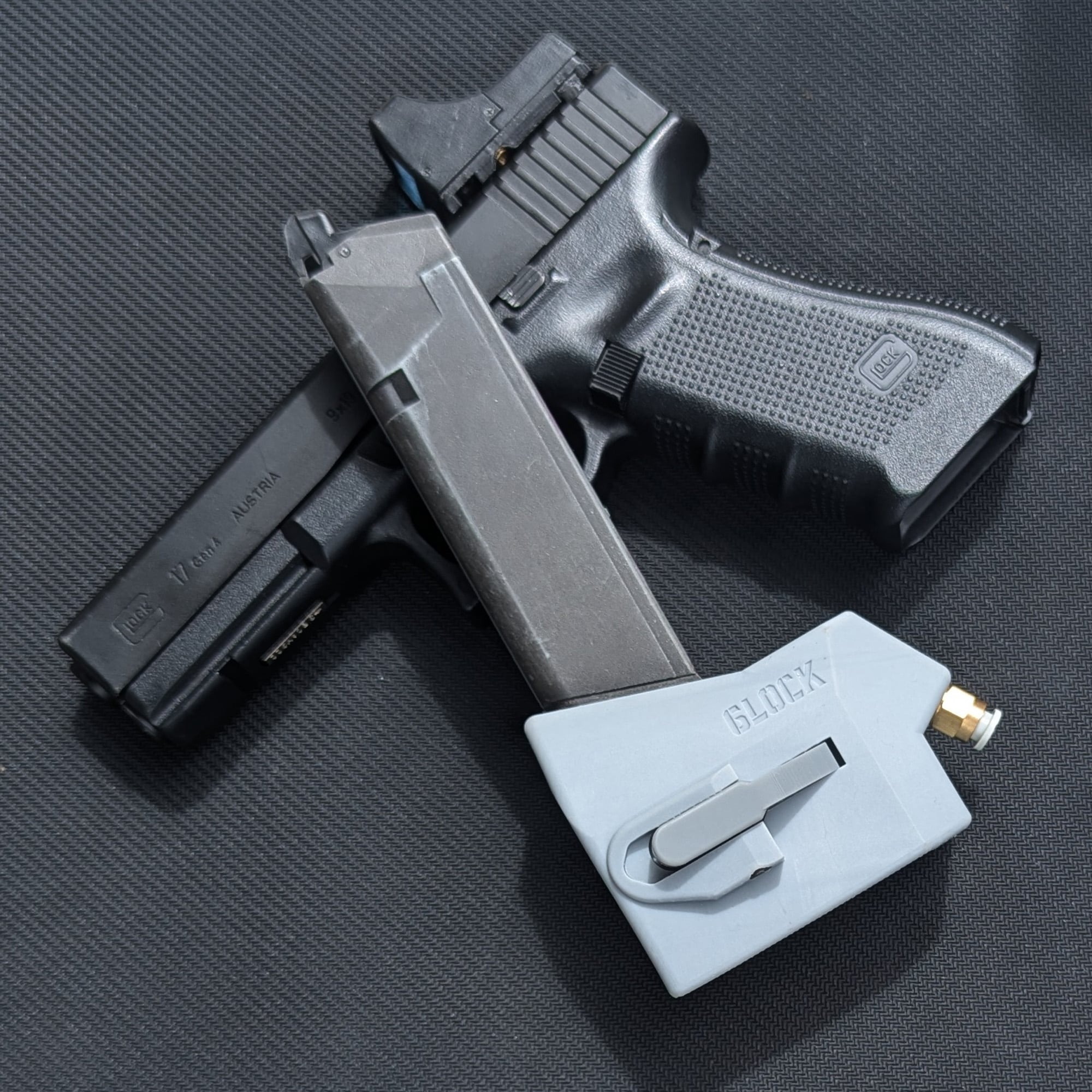 GLOCK】O2外部ソースアダプター 完成品 M4タイプ 6mmアダプター