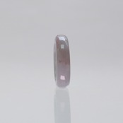 【12号】 レアカラー！ lavender  翡翠くり抜き甲丸リング A貨翡翠 jd_rg2519