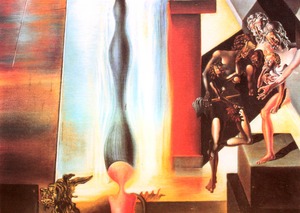 サルバドール ダリ「透明人間(インビジブル マン)」額縁4色選択可能 作品証明書 展示用フック 限定500部エディション付複製画リトグラフ