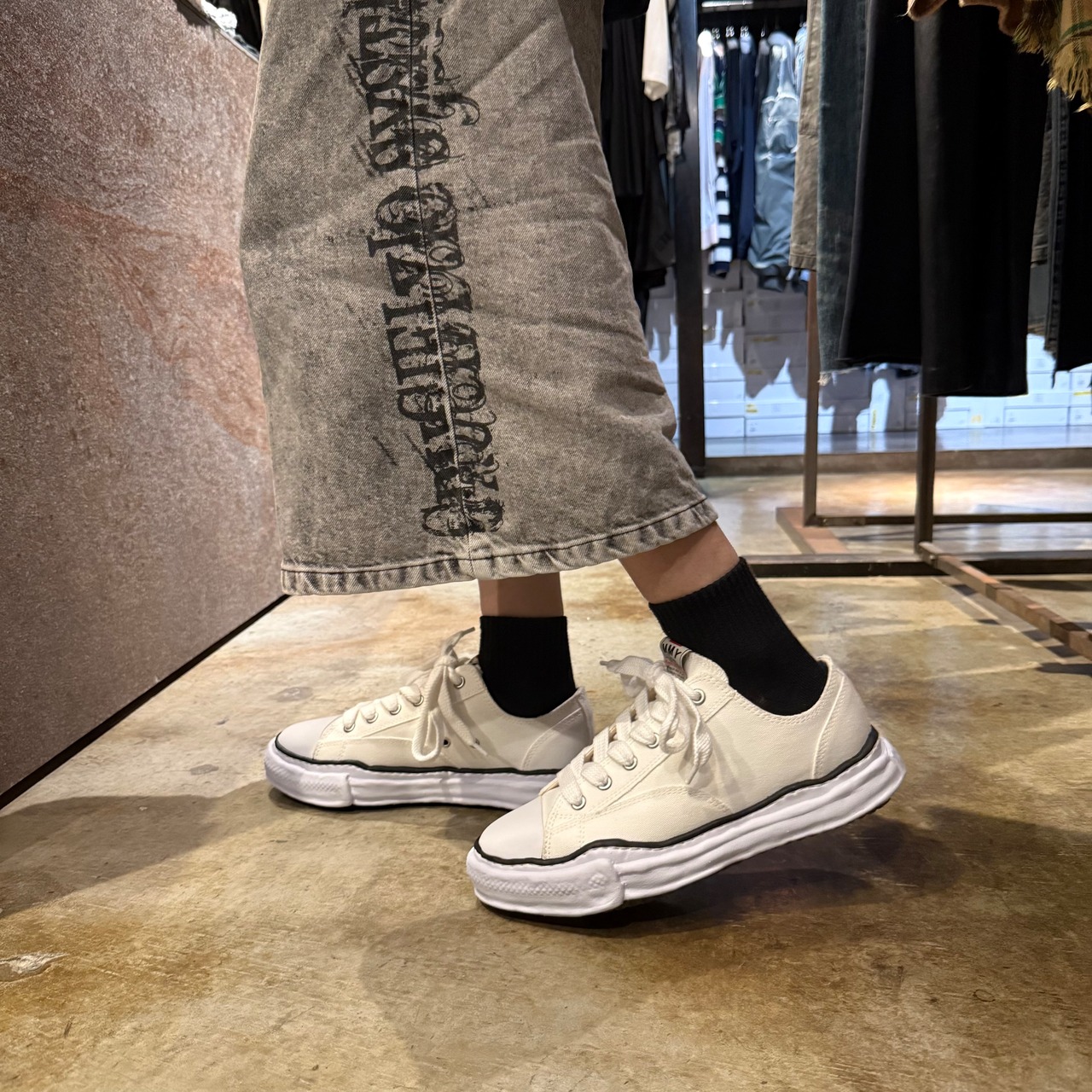 【Maison MIHARA YASUHIRO】PETERSON / original sole canvas Low-Top sneaker - 20