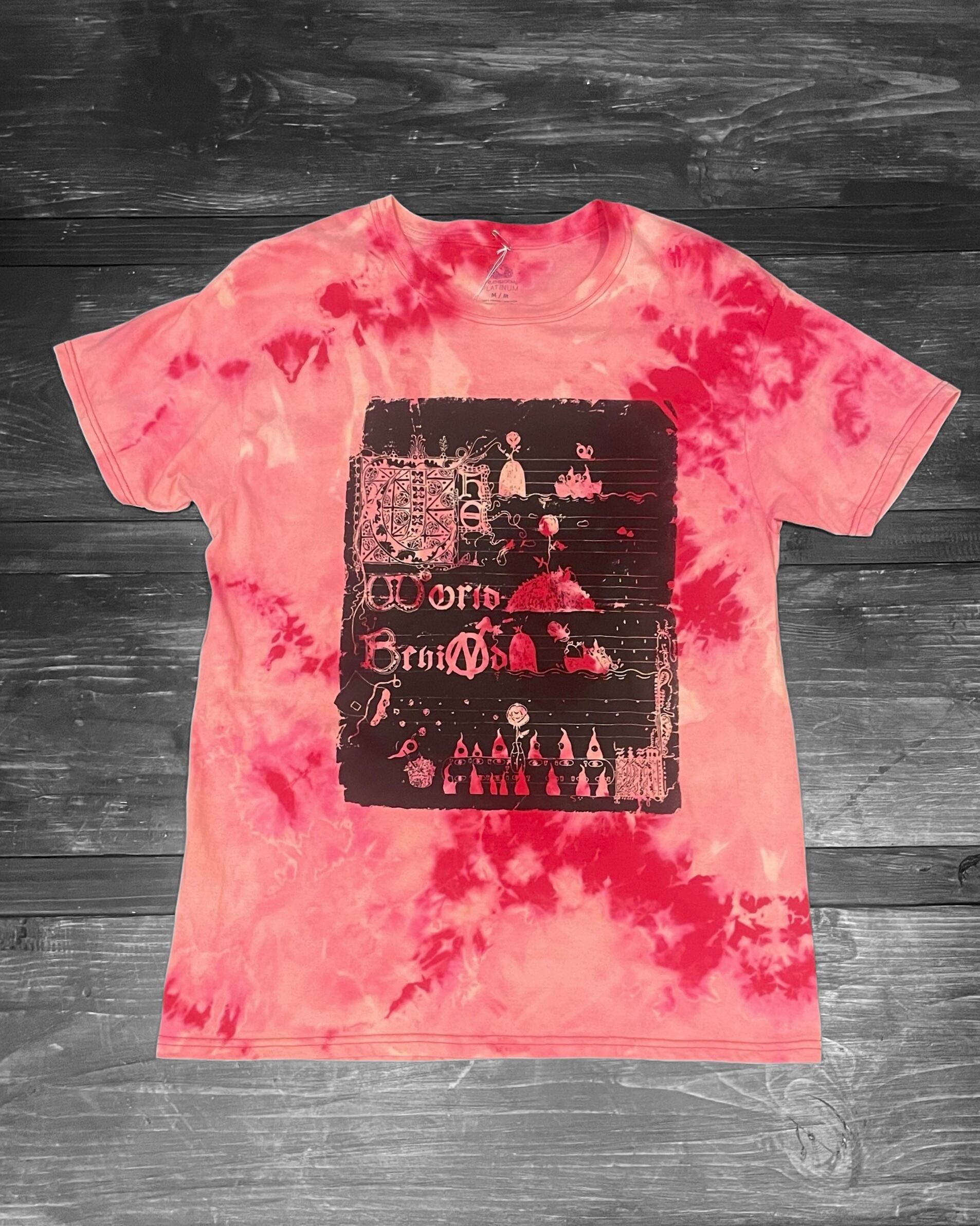 used bleach t-shirt[Rose]
