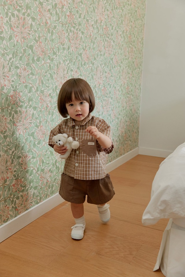 [ onu kids ] cotton twill pants
