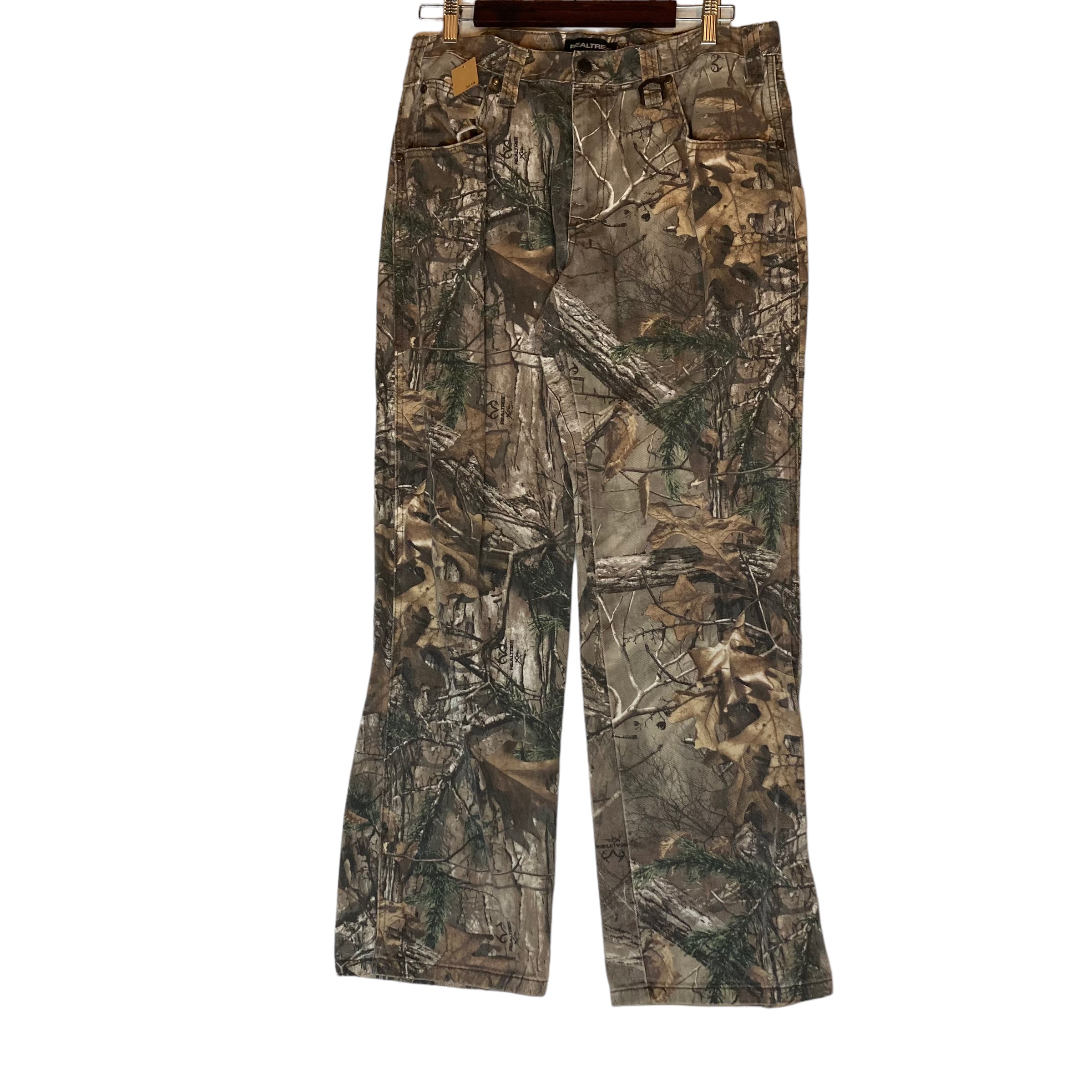 W34×L30#裾上げ済み】REALTREE リアルツリーパンツ コットン100 