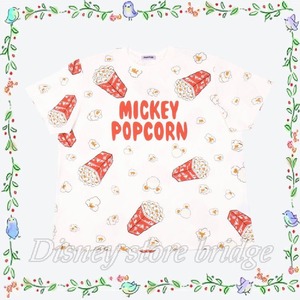 PUNYUS コラボ Tシャツ ポップコーン 東京 ディズニー リゾート 限定 2020年 プニュズ ぷにゅず アパレル 半袖 カットソー ユニセックス