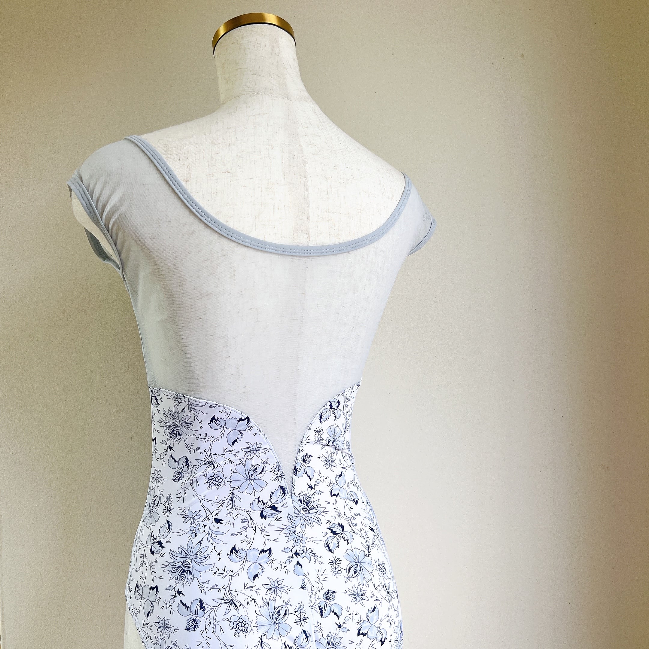Blue little flower バレエレオタード | バレエショップ Blue little flower バレエレオタード | バレエショップ