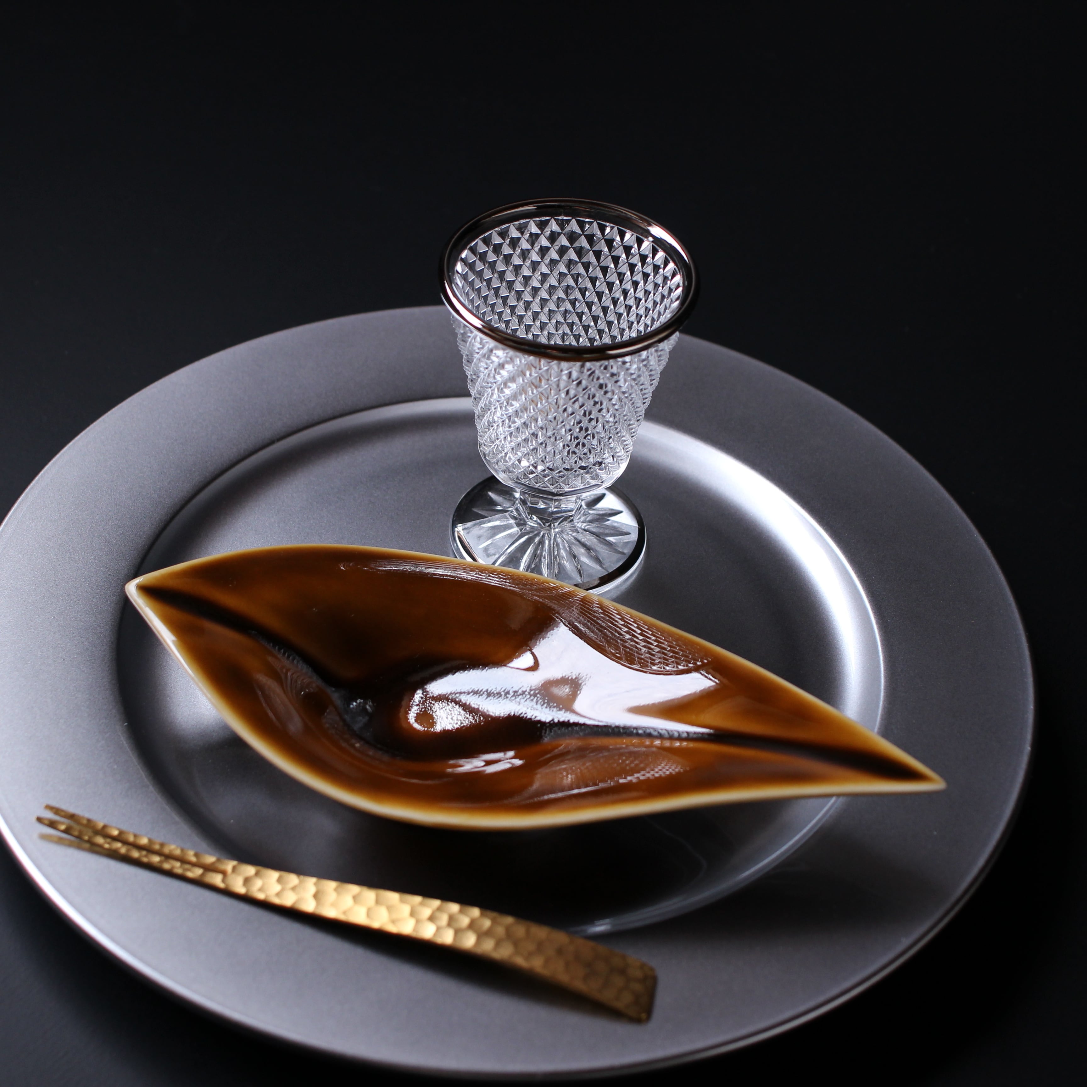 朱泥 摺鉢皿 小皿 小鉢 9客 時代箱付 V R4081