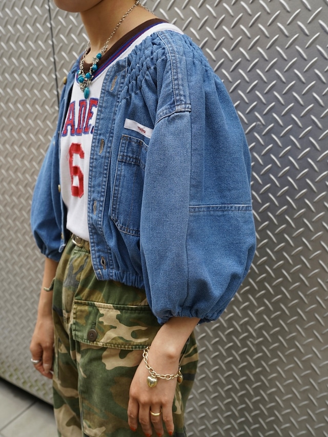 77circa(ナナナナサーカ) “ circa make shirring neck shirt ”
