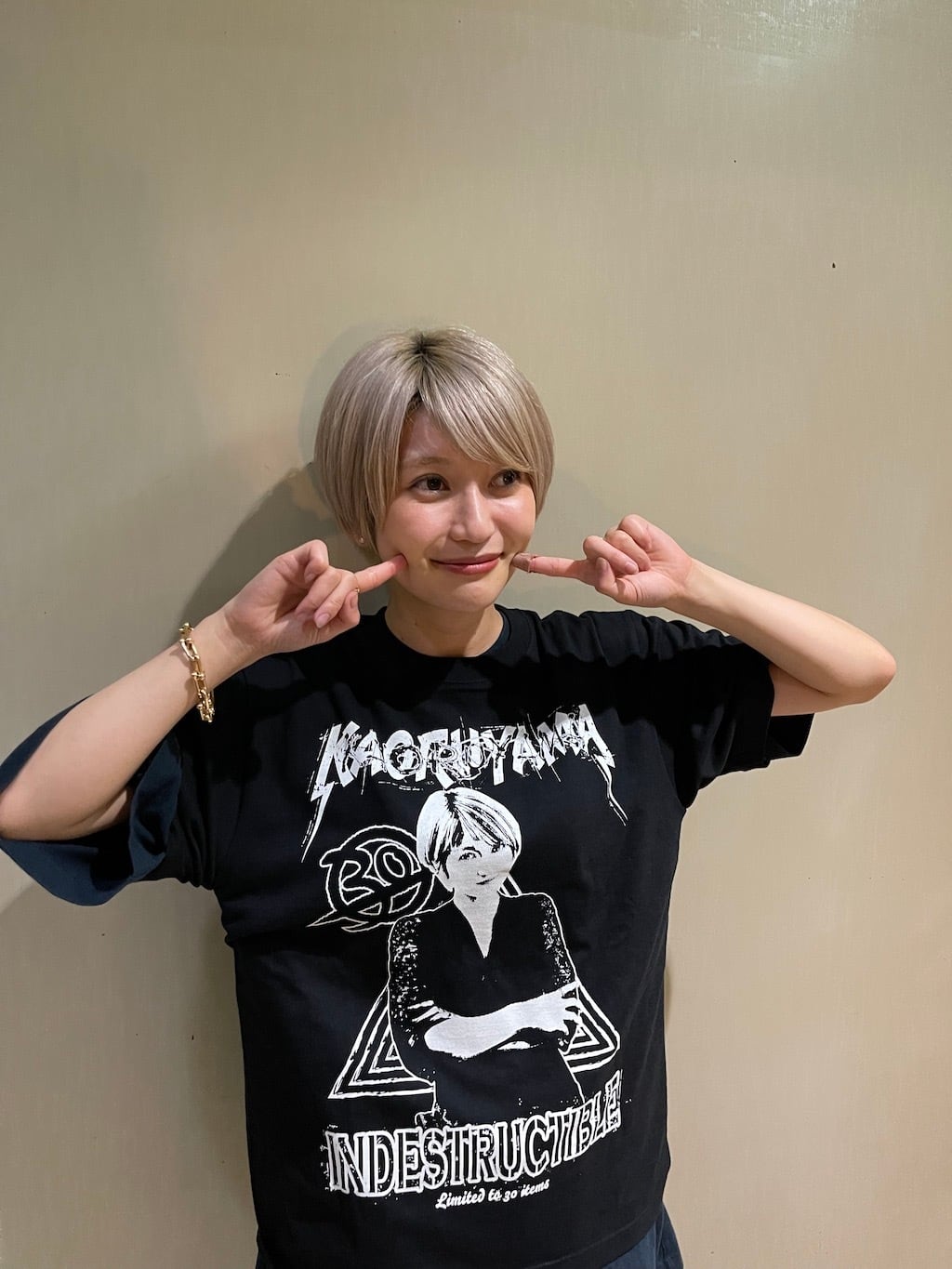かおるやま(大内悠里) x indestructibleコラボレーションTシャツ かおるやま(大内悠里) x indestructibleコラボレーションTシャツ