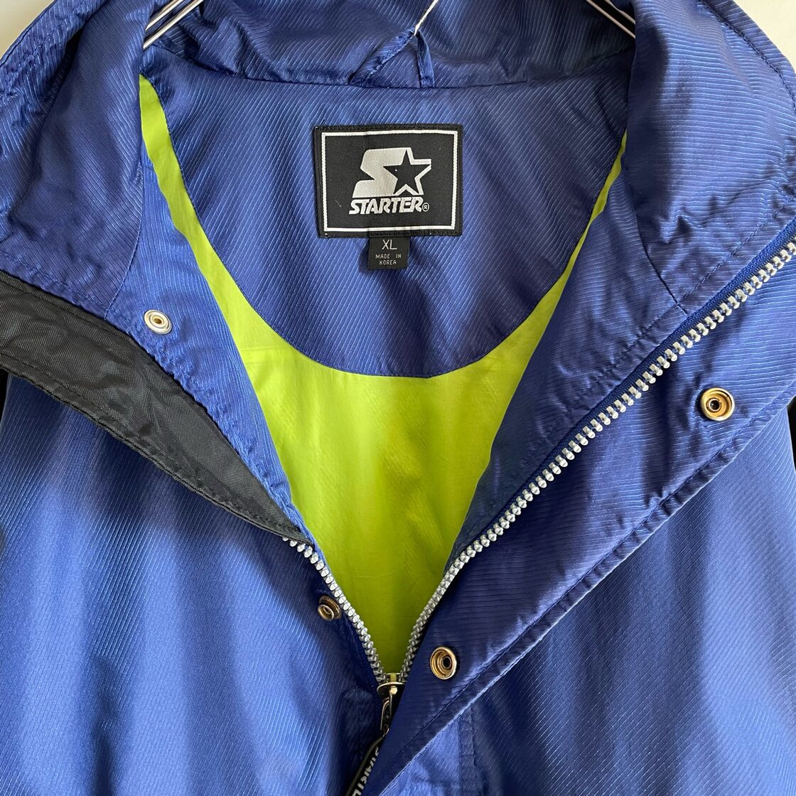 90s STARTER ナイロンジャケット ハーフジップ プルオーバー 