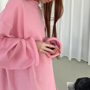 カーブエッジロゴロングTシャツワンピース　LT0040034