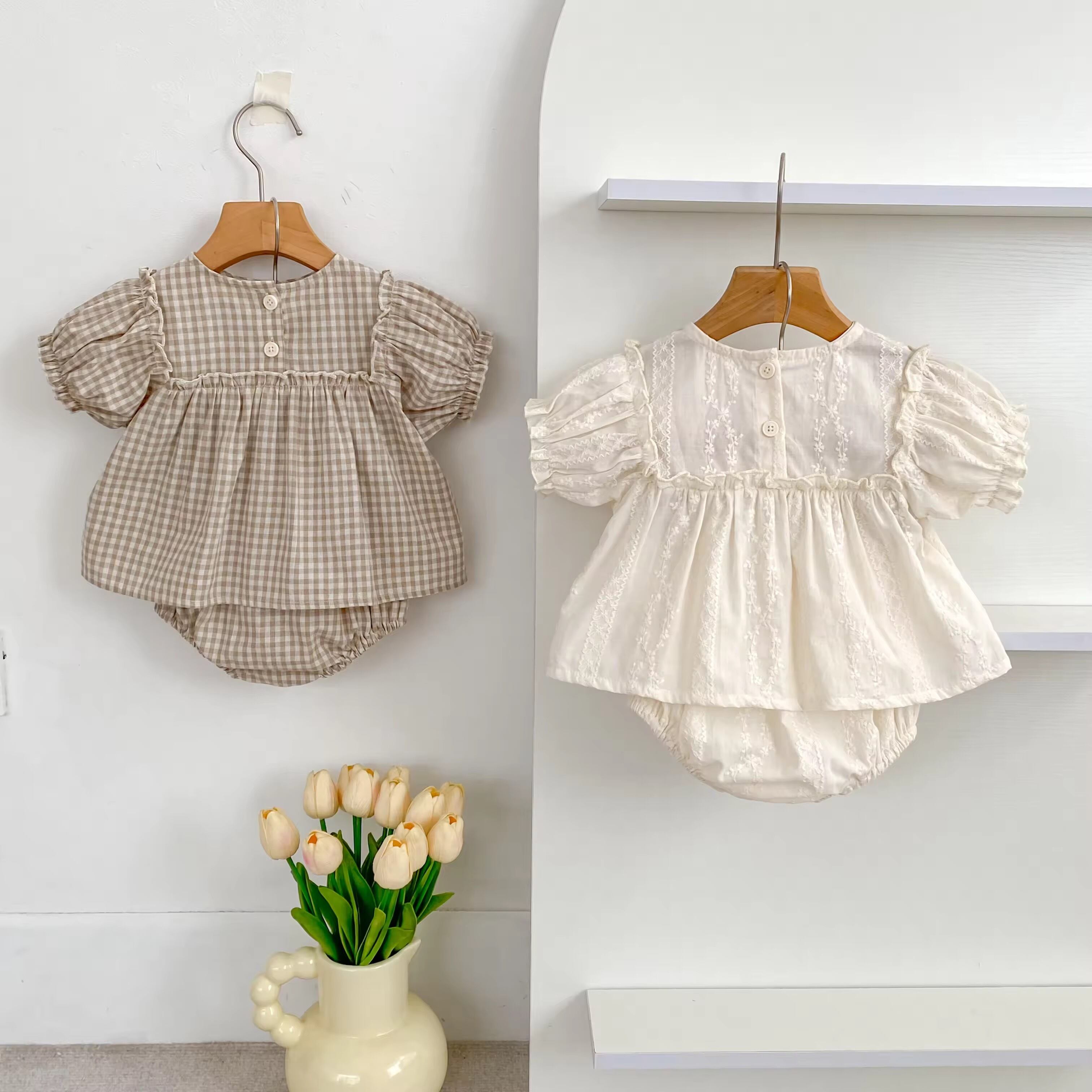 パフスリーブブルマセットアップ