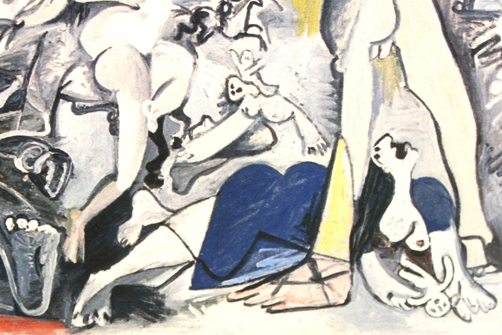 パブロ ピカソ「サビニの女たちの略奪」額縁4色選択可能 作品証明書