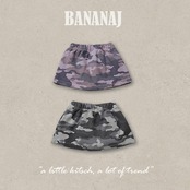 韓国子供服 / BANANA J / 26Autumn / カモフラピーナッツスカート / 秋服 / キッズ *XS~JS*