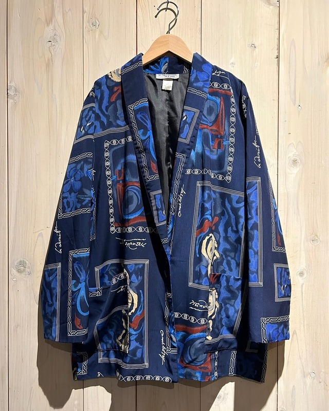 【a.k.a.C.a.k.a vintage】Art Pattern Vintage Loose Tailored Jacket