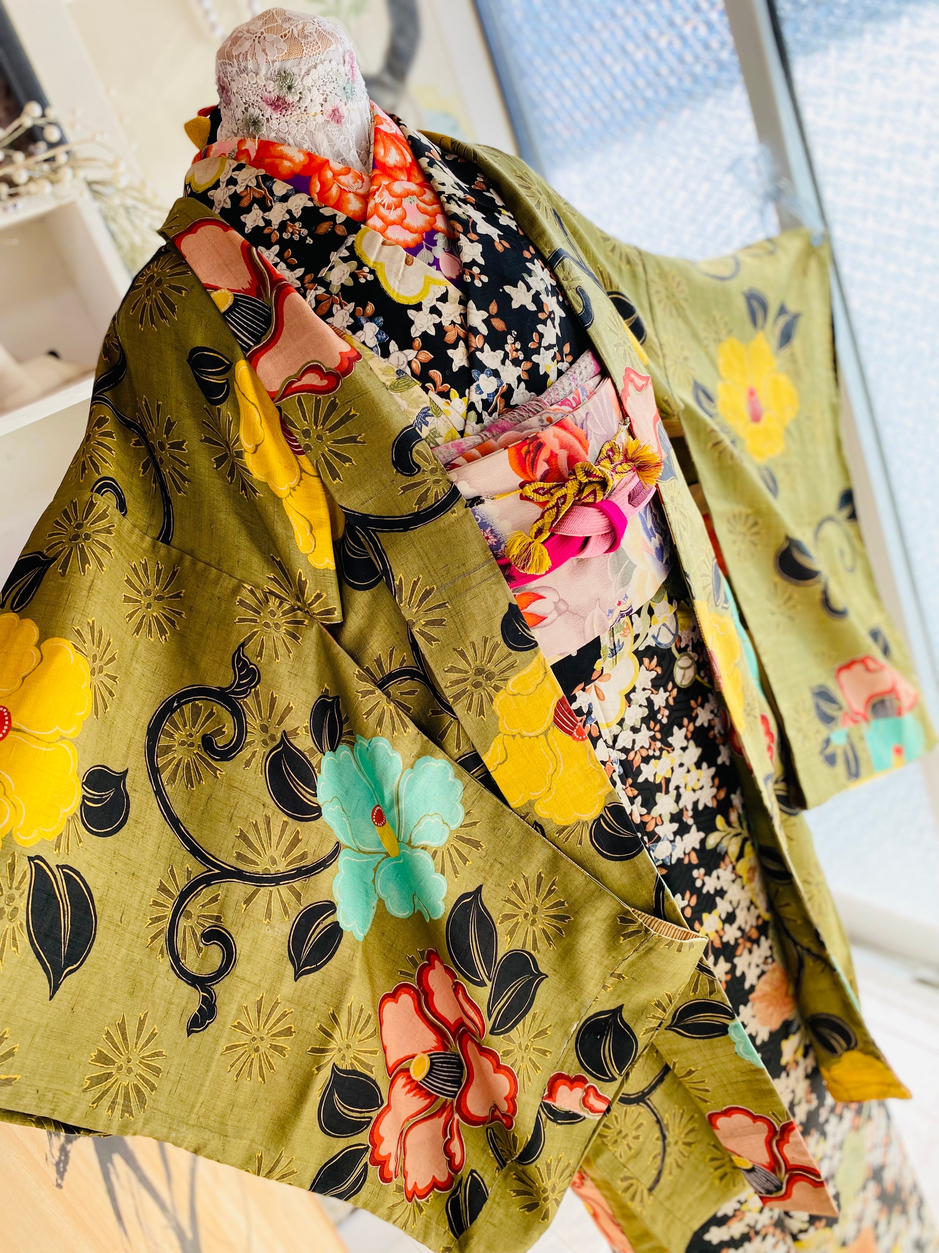 デッドストック アンティーク長羽織