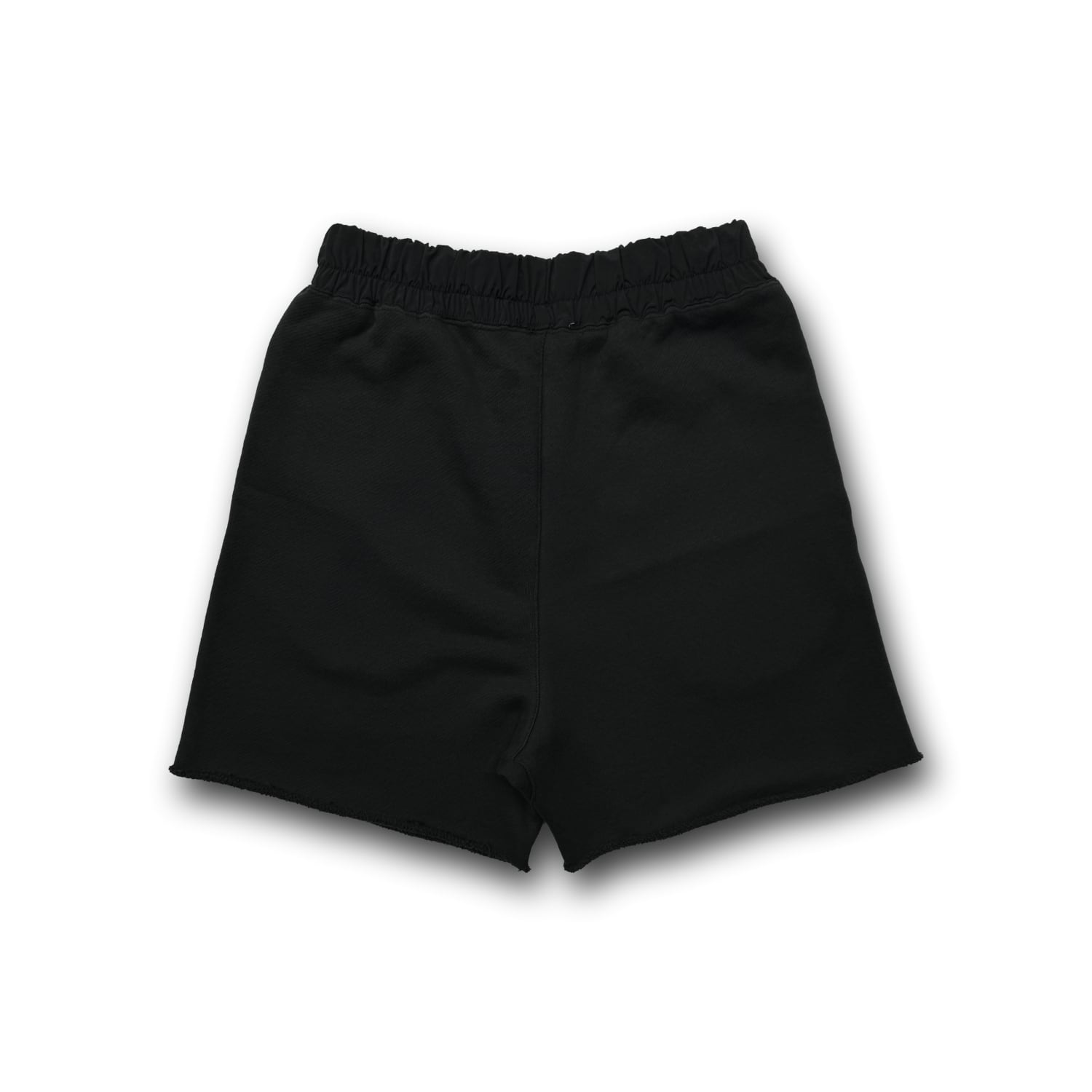 askyurself ブラック ショートパンツ 32 ASKYURSELF / CROSS RAW FLEECE SHORTS | HOLICK