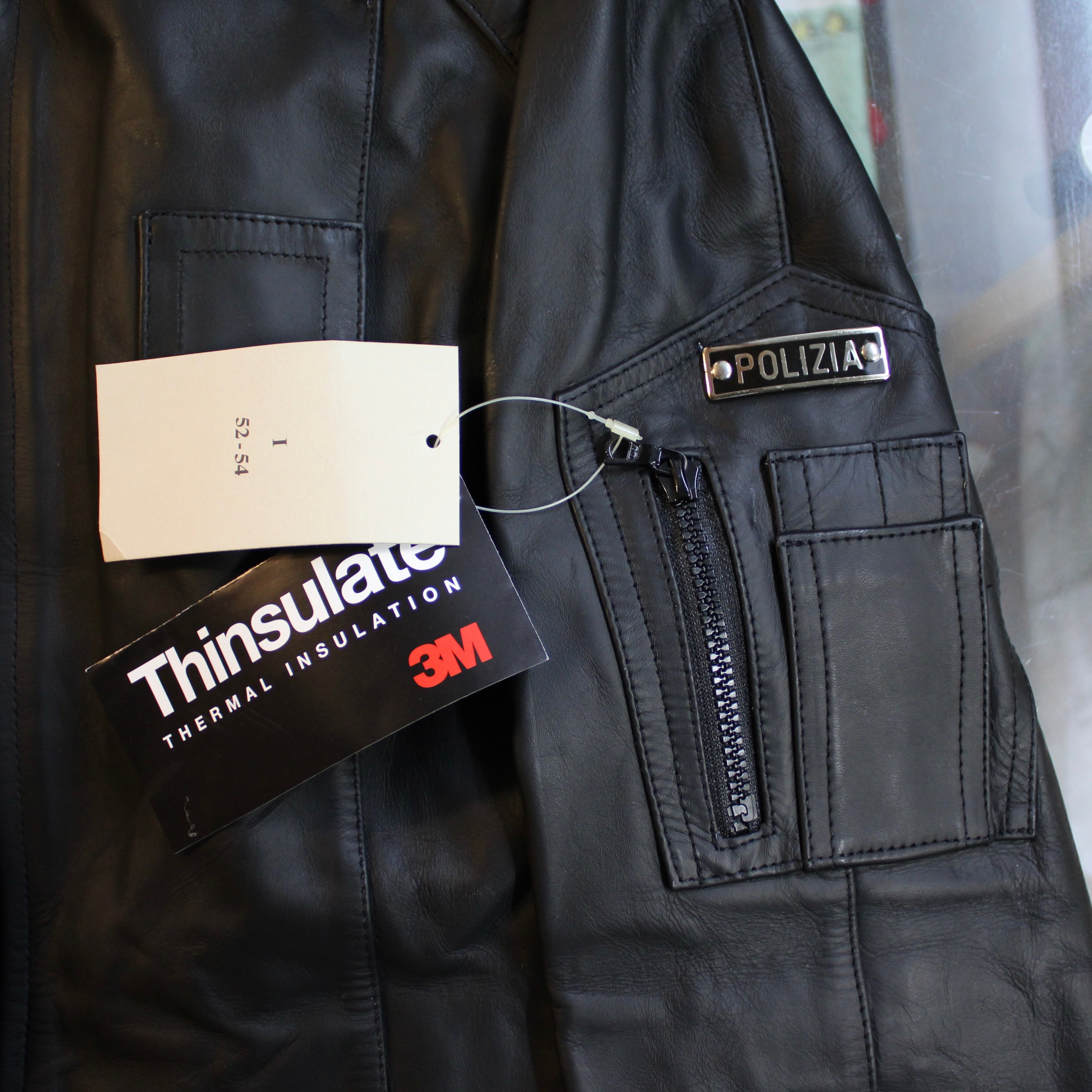 NOS] 1990's Italian Police / Leather Coat | TEKITOU CLOTHING