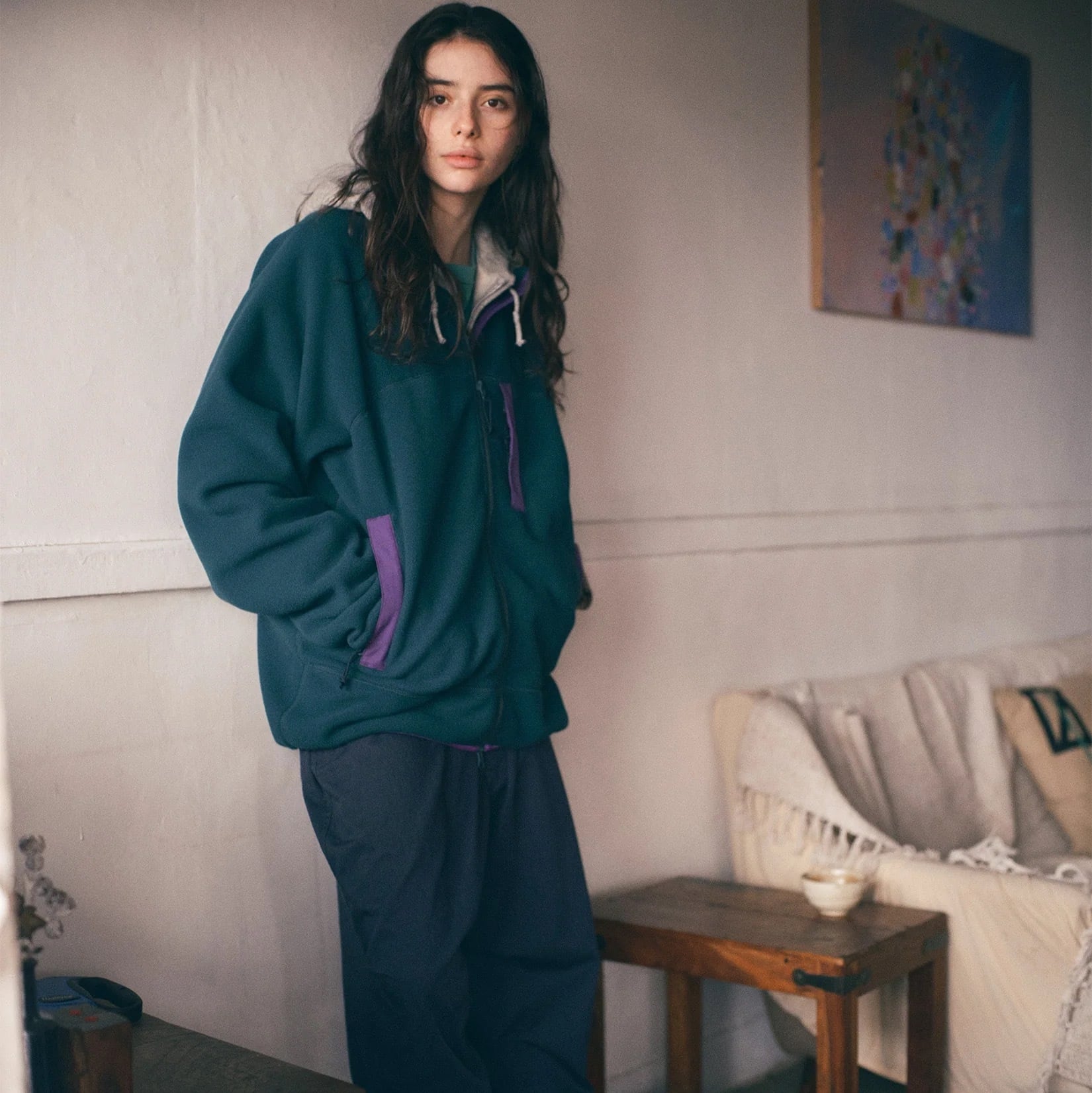 FLEECE FULL ZIP JACKET｜SEDAN ALL-PURPOSE | 服と日用品 SLOPE