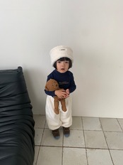 ペッパー / PEPPER / ビションジョガーパンツ / 韓国子供服 / キッズ / 26winter〖取寄〗*XS~XL*