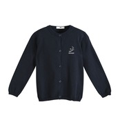 刺繍ロゴベビー・キッズカーディガン