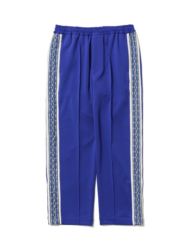 Sasquatchfabrix. / LACE TAPE TRACK PANTS(BLUE)