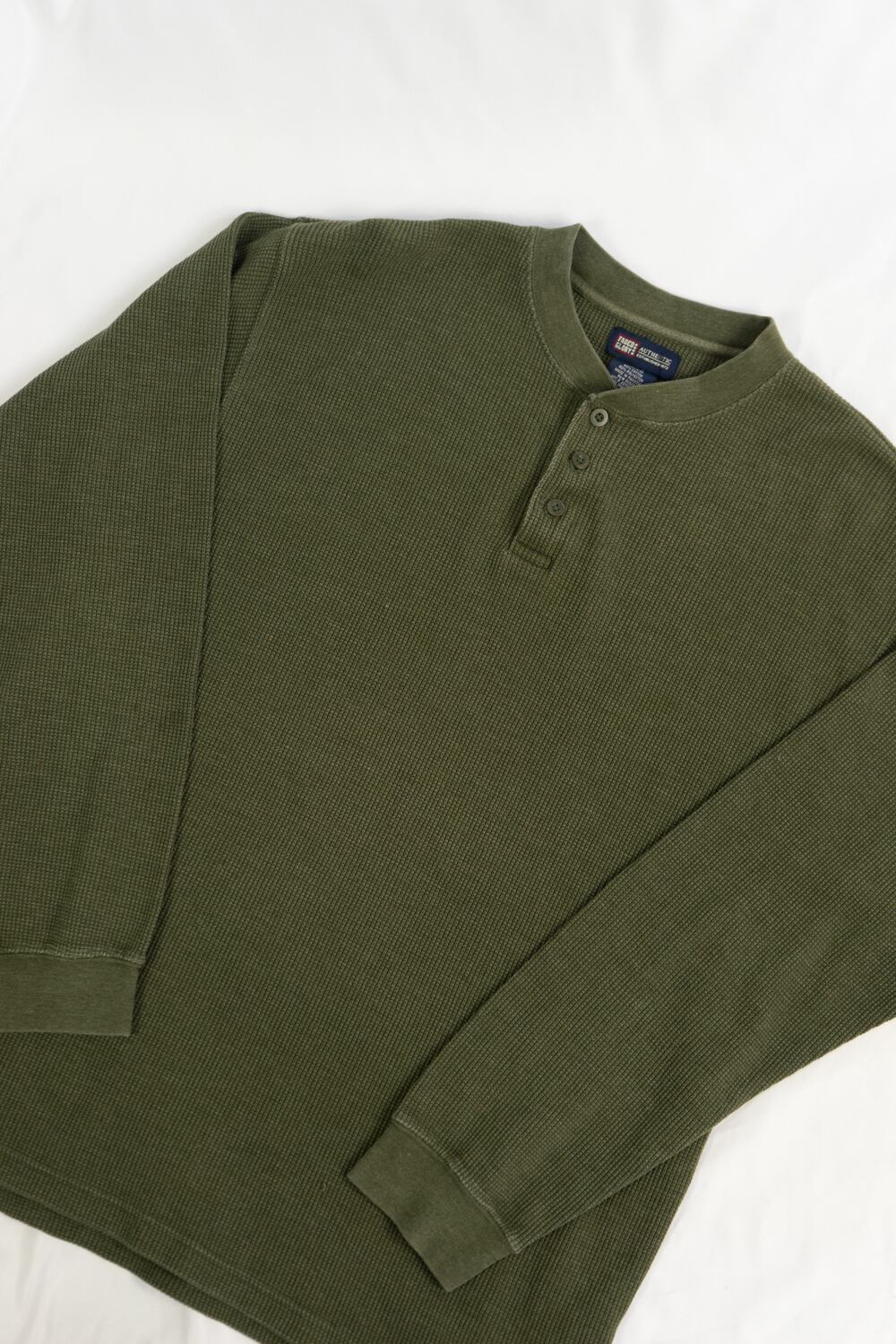 90's Vintage】FADED GLORY HENRY NECK thermal shirt メンズ L