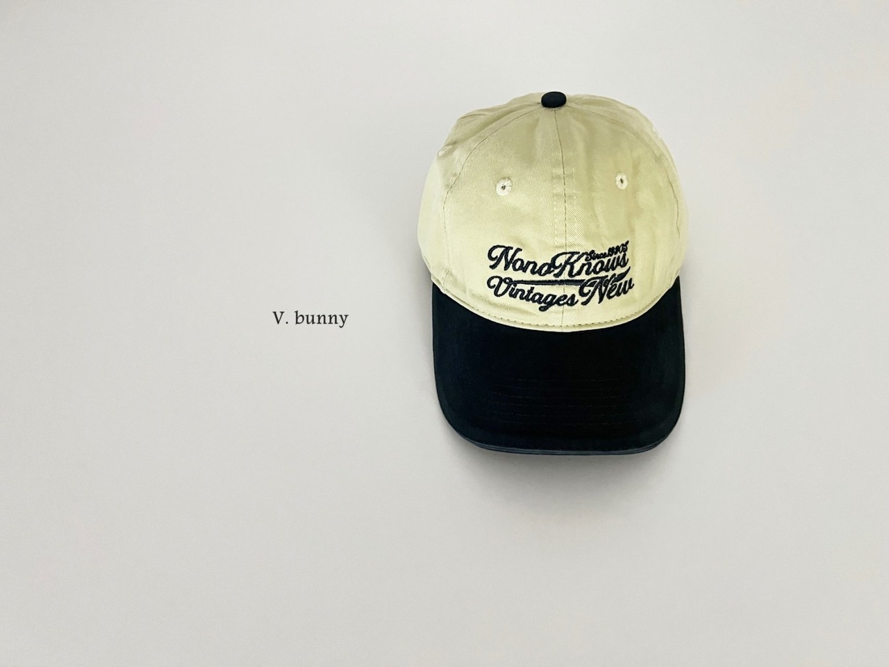 即納［kids］V.bunny配色キャップ - 8