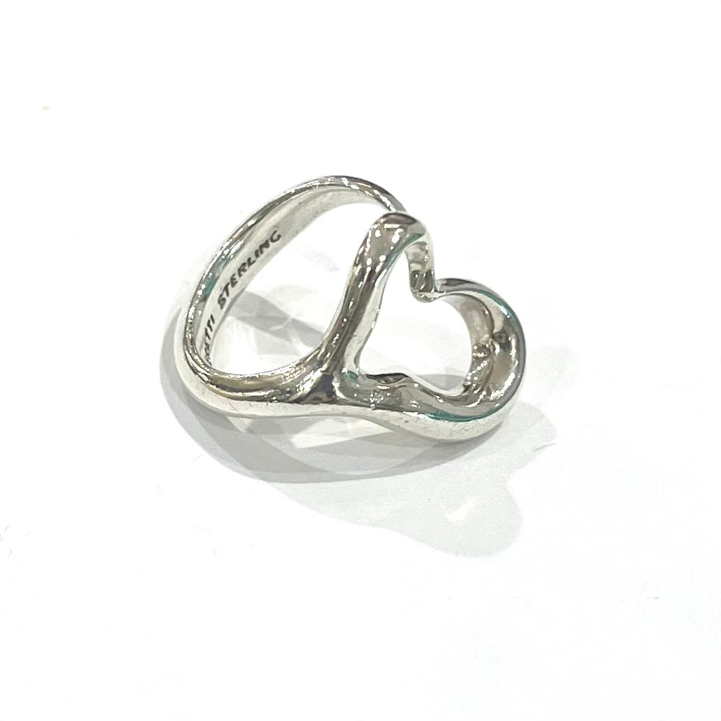 TIFFANY&CO】T2001 個性の美学。オープンハートリング 11号／シルバー