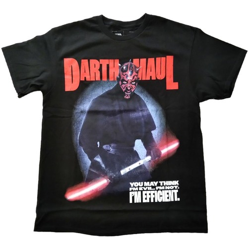 スターウォーズ　Tシャツ　黒　ダース・モール　ムービーT　映画T