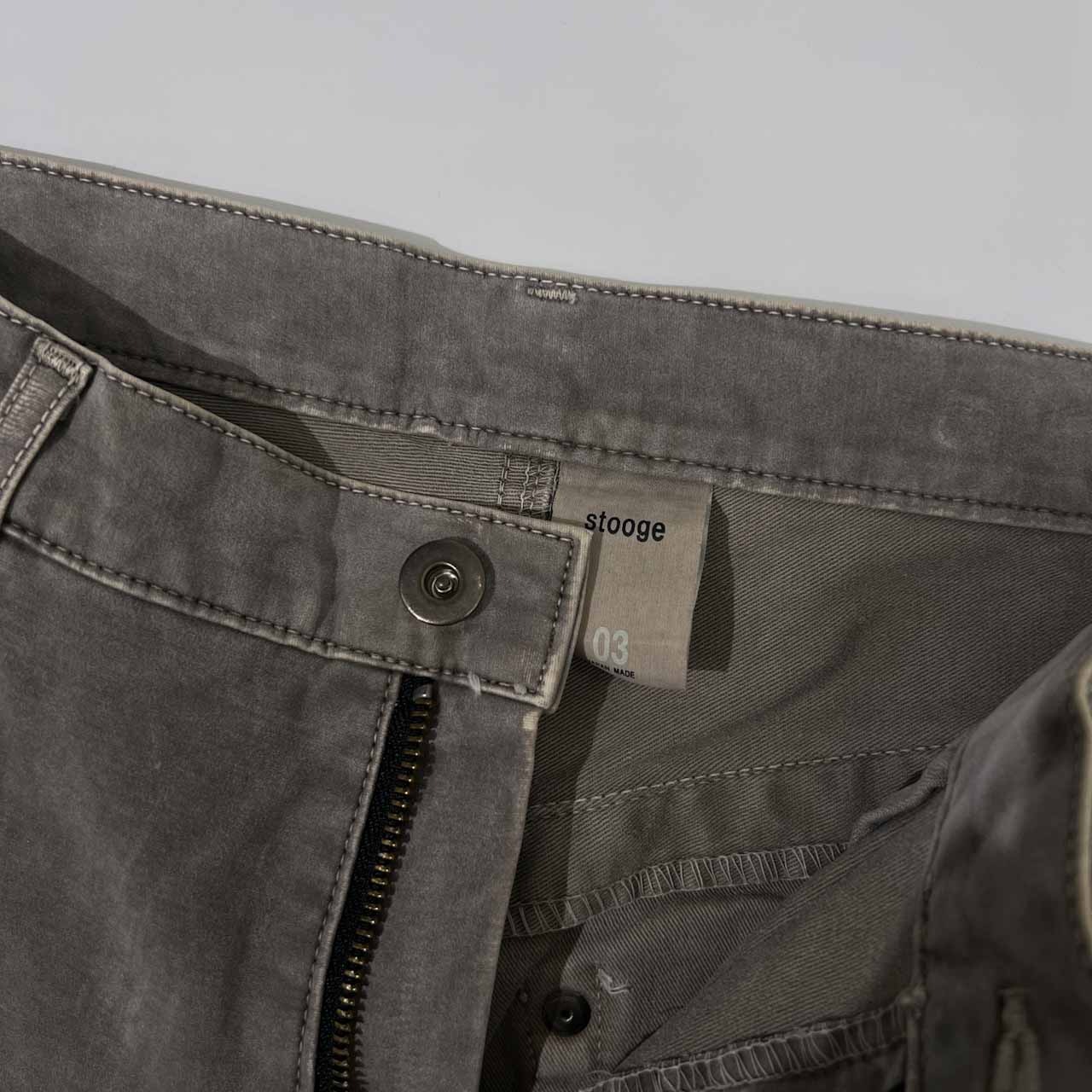 stooge モールスキン カーゴパンツ 03 /メンズ/グレージュ