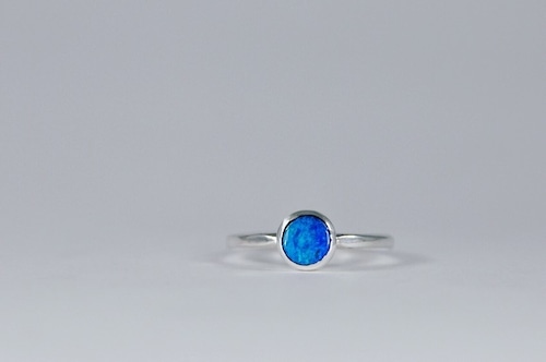 "Blue Moon" Austlaria Opal Ring size11号